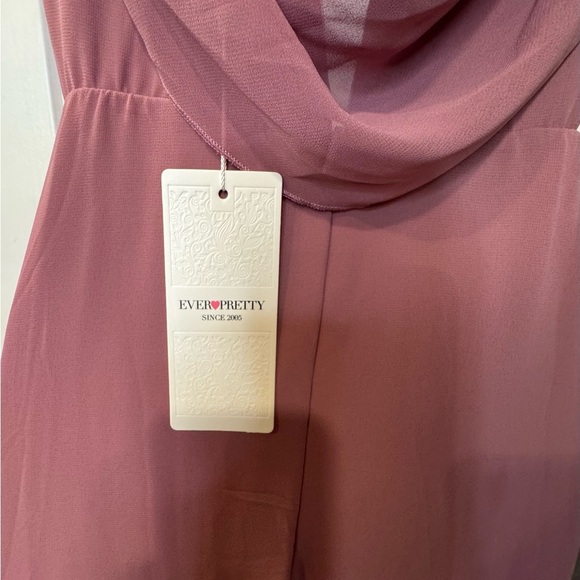 Ever Pretty Criss-Cross V-Neck Chiffon Backless A-Line Bridesmaid - Picture 10 of 13